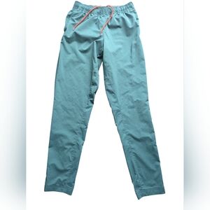 Eddie Bauer Teal Joggers with Coral Drawstring